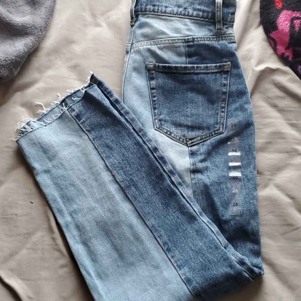 2 tone jeans